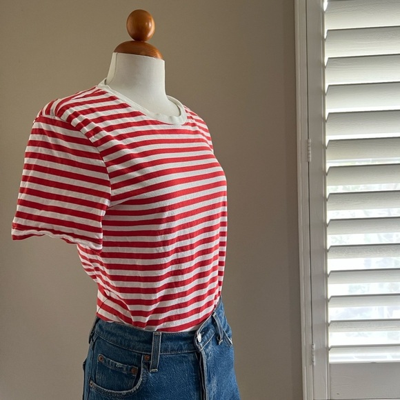 H&M 100% Cotton Striped Tee - Picture 3 of 4